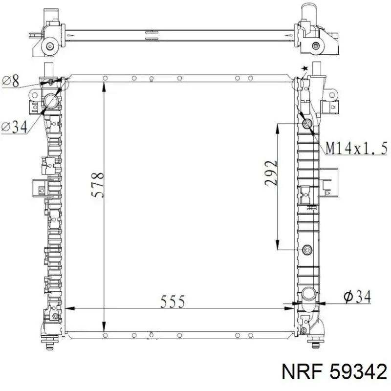 Compre 2131009250 Ssang Yong Radiador de esfriamento de motor