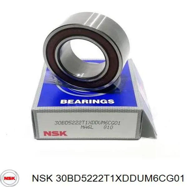 30BD5222T1XDDUM6CG01 NSK Rolamento de acoplamento do compressor de aparelho de ar condicionado