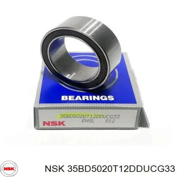 35BD5020T12DDUCG33 NSK Rolamento de acoplamento do compressor de aparelho de ar condicionado