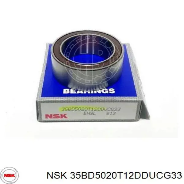 Rolamento de acoplamento do compressor de aparelho de ar condicionado 35BD5020T12DDUCG21 NSK