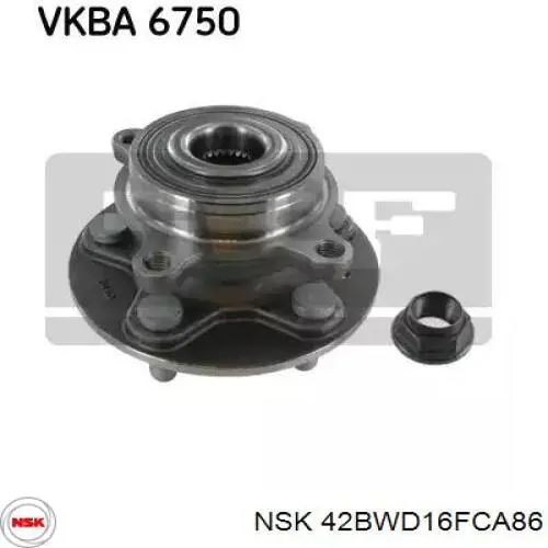 Cubo dianteiro 42BWD16FCA86 NSK