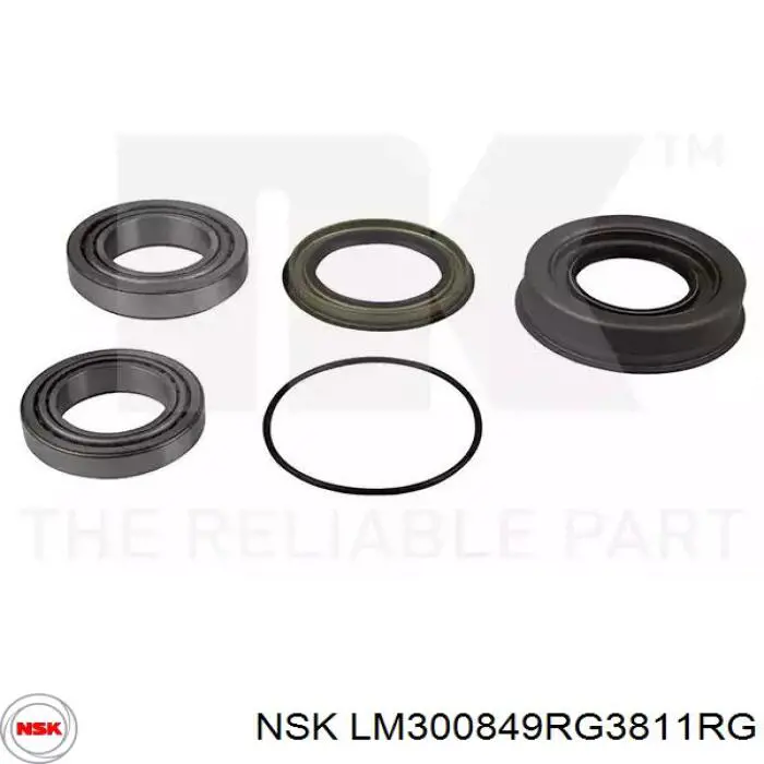 LM300849RG3811RG NSK Rolamento externo de cubo dianteiro