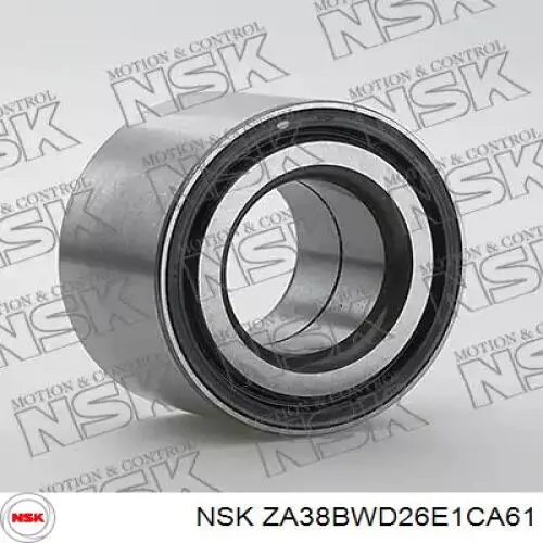 ZA38BWD26E1CA61 NSK Rolamento de cubo dianteiro