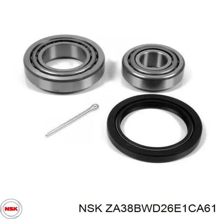 Rolamento de cubo dianteiro NSK ZA38BWD26E1CA61 preço, a partir de 41,84 USD