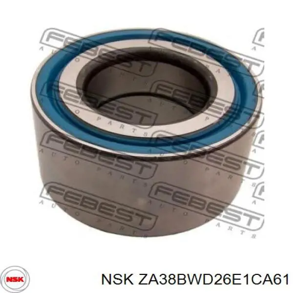 Compre ZA38BWD26E1CA61 NSK Rolamento de cubo dianteiro