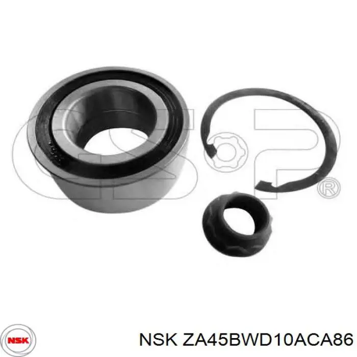 Rolamento de cubo dianteiro NSK ZA45BWD10ACA86 preço, a partir de 31,71 USD