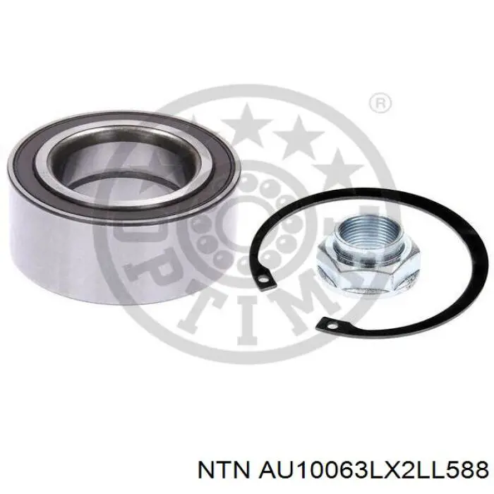 Rolamento de cubo dianteiro NTN AU10063LX2LL588 preço, a partir de 45,56 USD