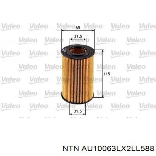 Rolamento de cubo dianteiro AU10063LX2LL588 NTN