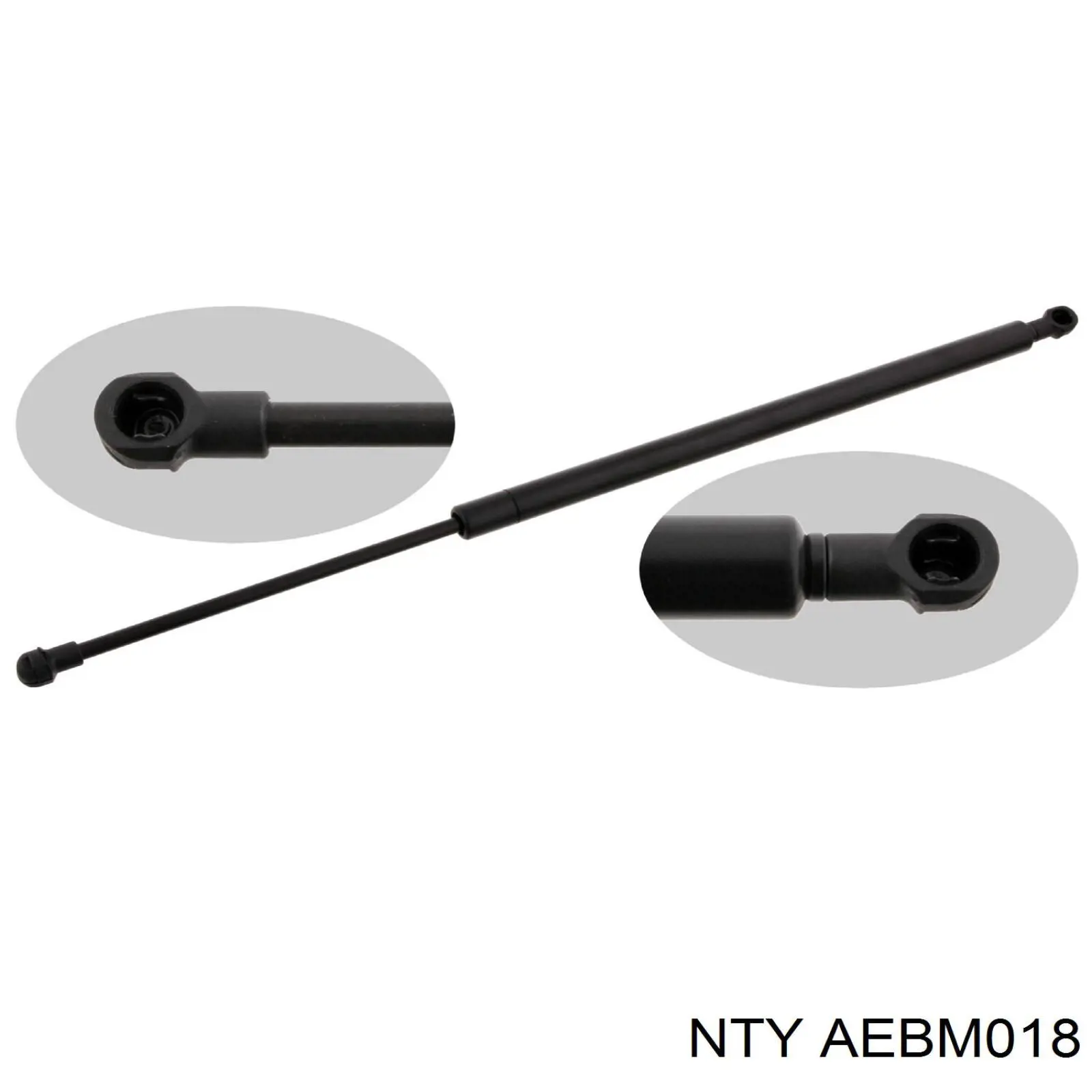 AEBM018 NTY Amortecedor de tampa de porta-malas (de 3ª/5ª porta traseira)