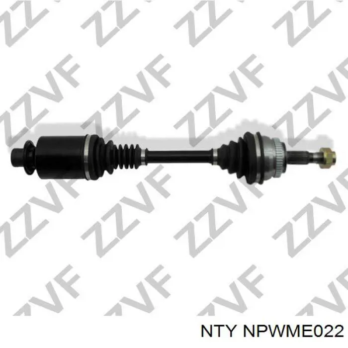 Semieixo (acionador) dianteiro esquerdo NTY NPWME022 preço, a partir de 127,83 USD