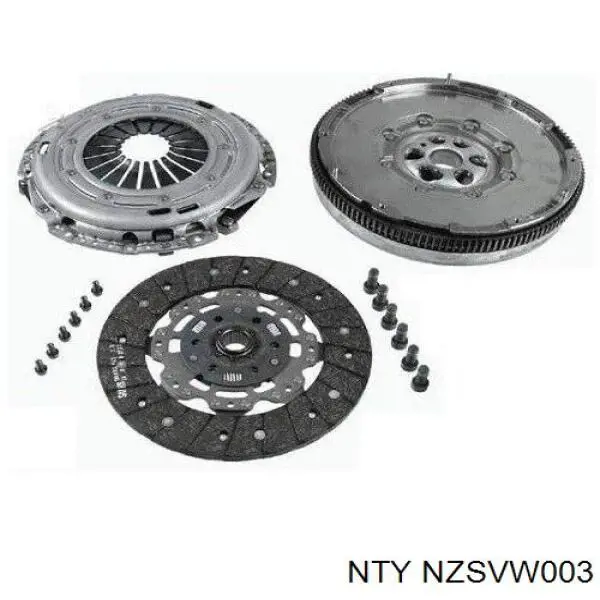 Kit de embraiagem (3 peças) NTY NZSVW003 preço, a partir de 305,58 USD
