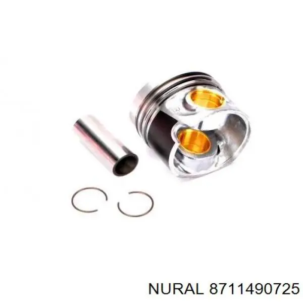 Pistão do kit para 1 cilindro, 2ª reparação ( + 0,50) 1029064002 Mopart