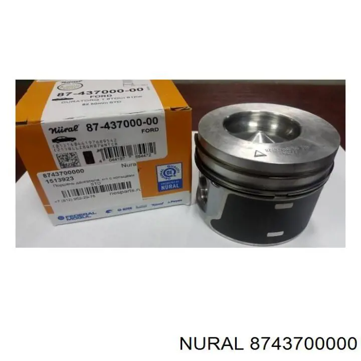 8743700000 Nural Pistão do kit para 1 cilindro, STD