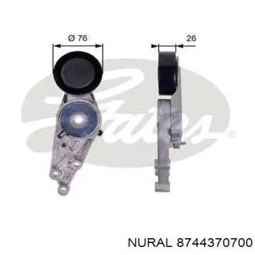 Compre 8744370700 Nural Pistão do kit para 1 cilindro, 2ª reparação ( + 0,50)