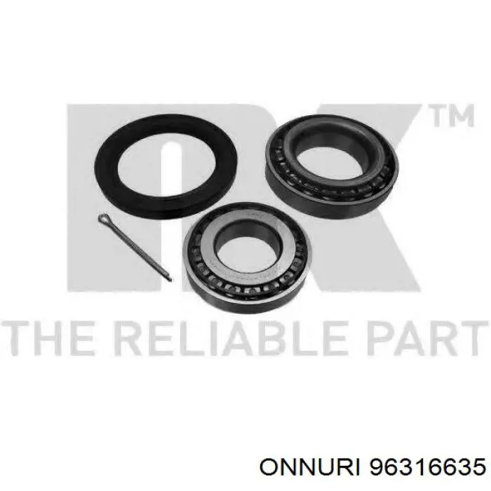 Compre 96316635 General Motors Rolamento interno de cubo traseiro