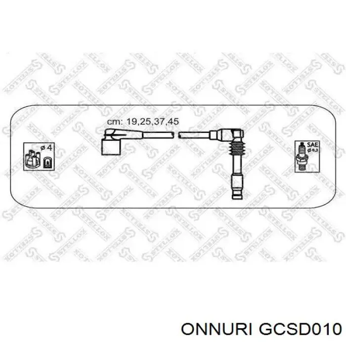 Fios de alta voltagem, kit GCSD010 Onnuri