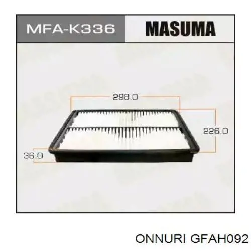 GFAH092 Onnuri Filtro de ar