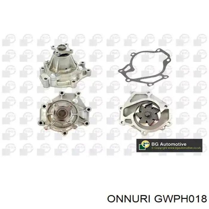 Bomba de água (bomba) de esfriamento GWPH018 Onnuri