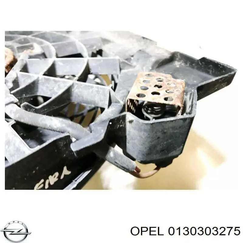 Compre 9132916 Opel Ventilador elétrico de esfriamento montado (motor + roda de aletas)