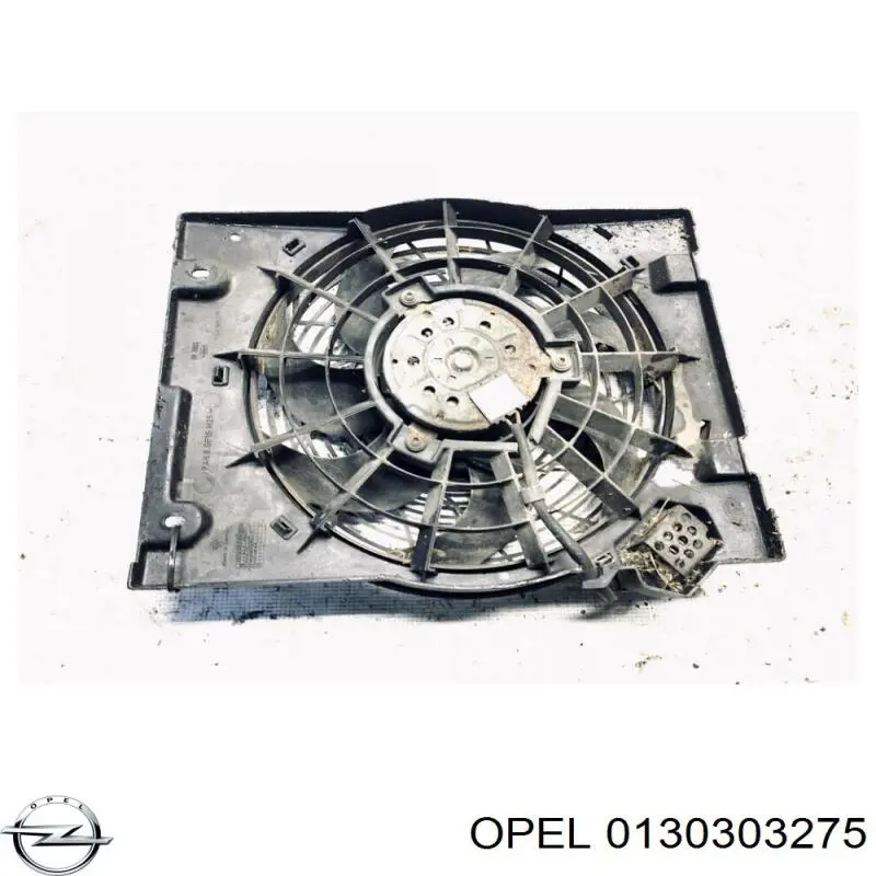 Ventilador elétrico de esfriamento montado (motor + roda de aletas) 9132916 Opel