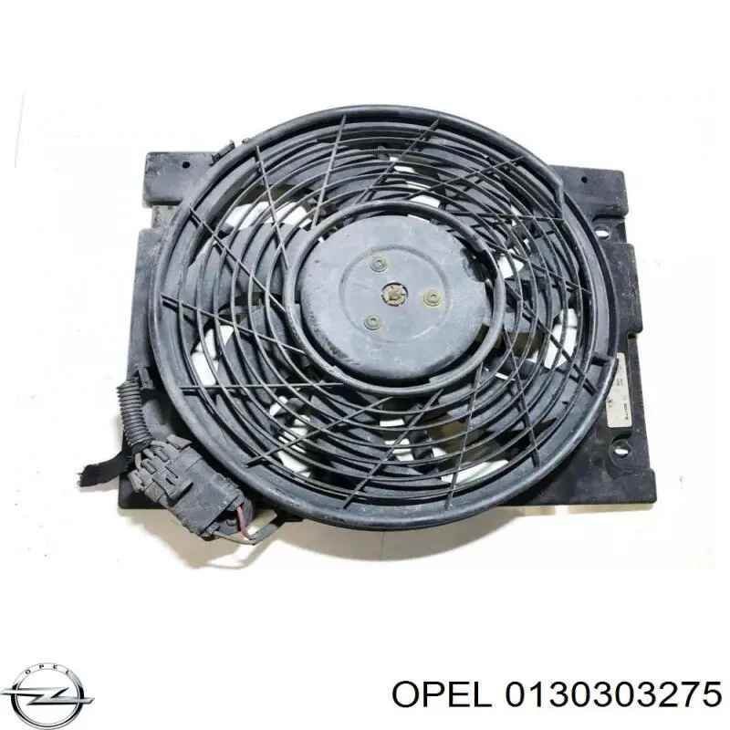 9132916 Opel Ventilador elétrico de esfriamento montado (motor + roda de aletas)