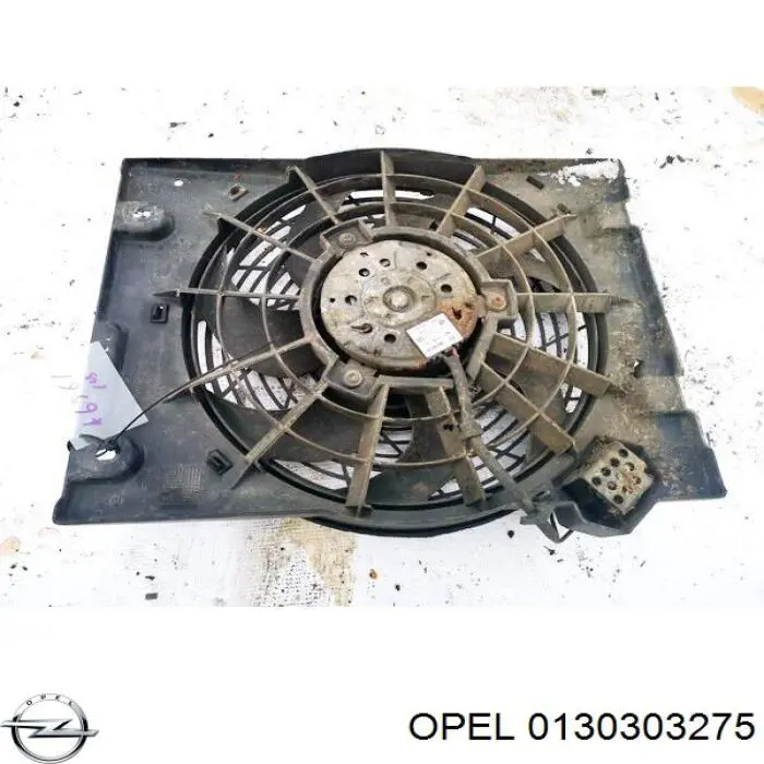 9132916 Opel Ventilador elétrico de esfriamento montado (motor + roda de aletas)