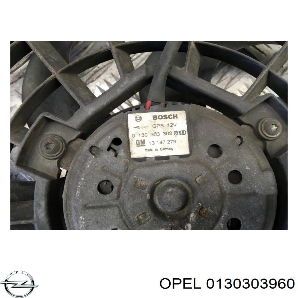 Compre 0130303960 Opel Ventilador elétrico de esfriamento montado (motor + roda de aletas)