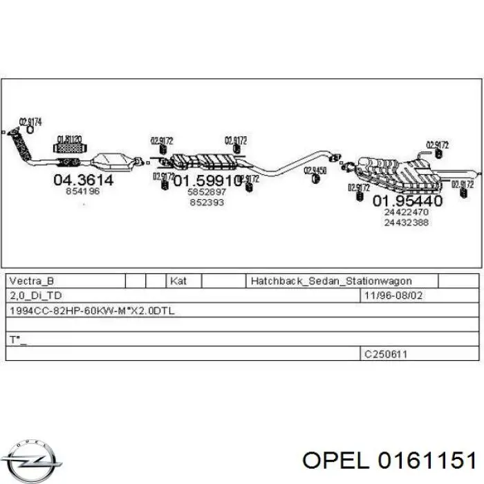 Compre 13123705 Opel Pára-brisas