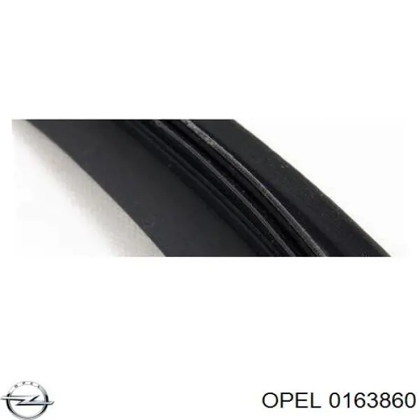 0163860 Opel Moldura inferior de pára-brisas