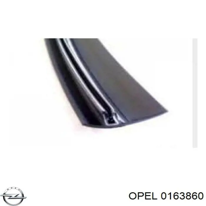 Compre 0163860 Opel Moldura inferior de pára-brisas