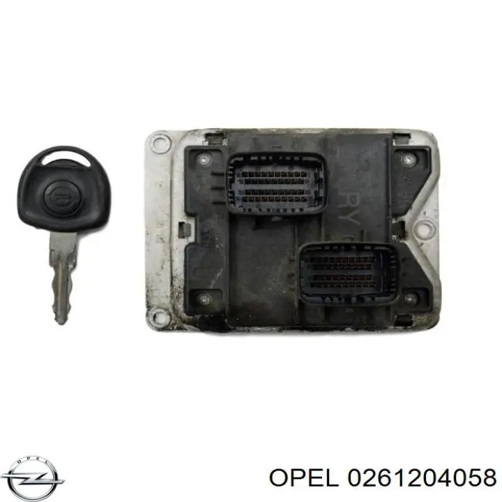 0261204058 Opel Módulo de direção (Centralina eletrônica) de motor