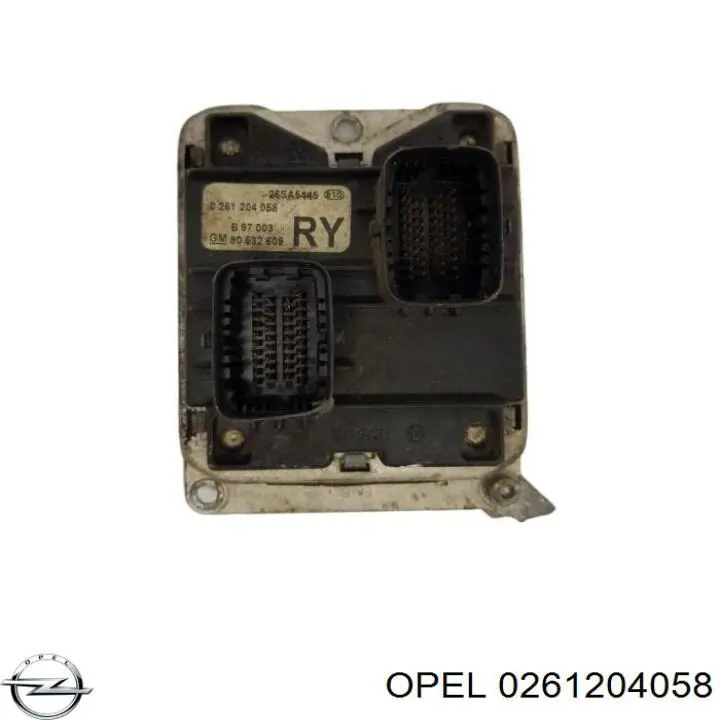 Compre 0261204058 Opel Módulo de direção (Centralina eletrônica) de motor