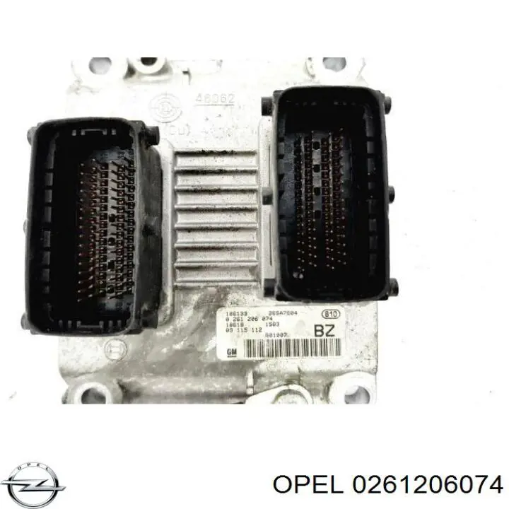 0261206074 Opel Módulo de direção (Centralina eletrônica) de motor
