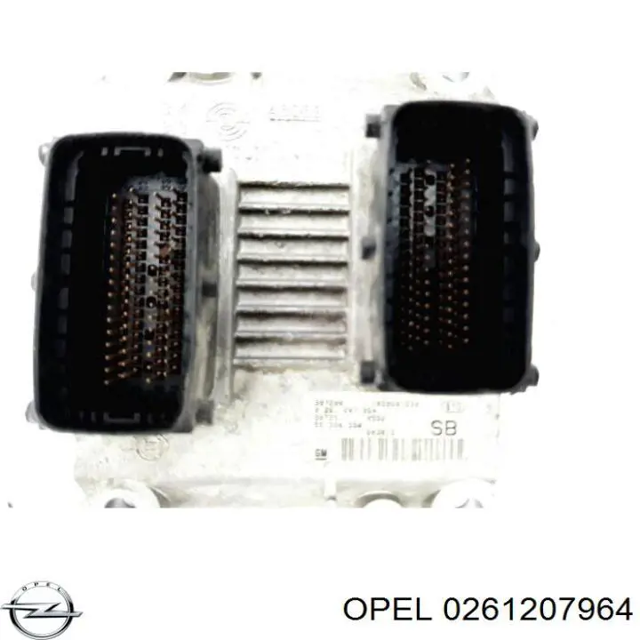 0261207964 Opel Módulo de direção (Centralina eletrônica) de motor