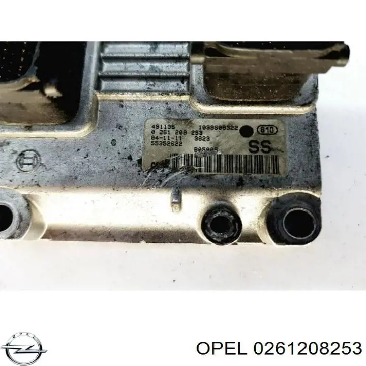 Compre 0261208253 Opel Módulo de direção (Centralina eletrônica) de motor