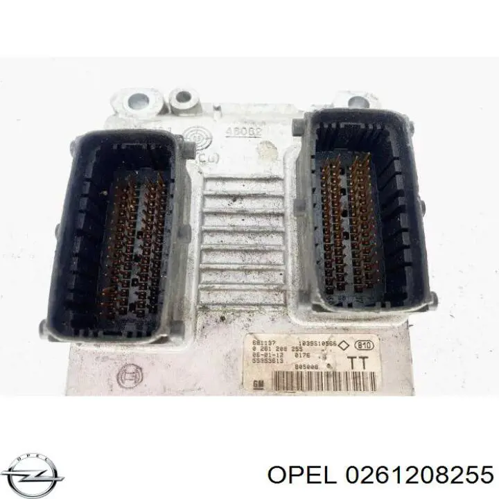 Módulo de direção (Centralina eletrônica) de motor 0261208255 General Motors