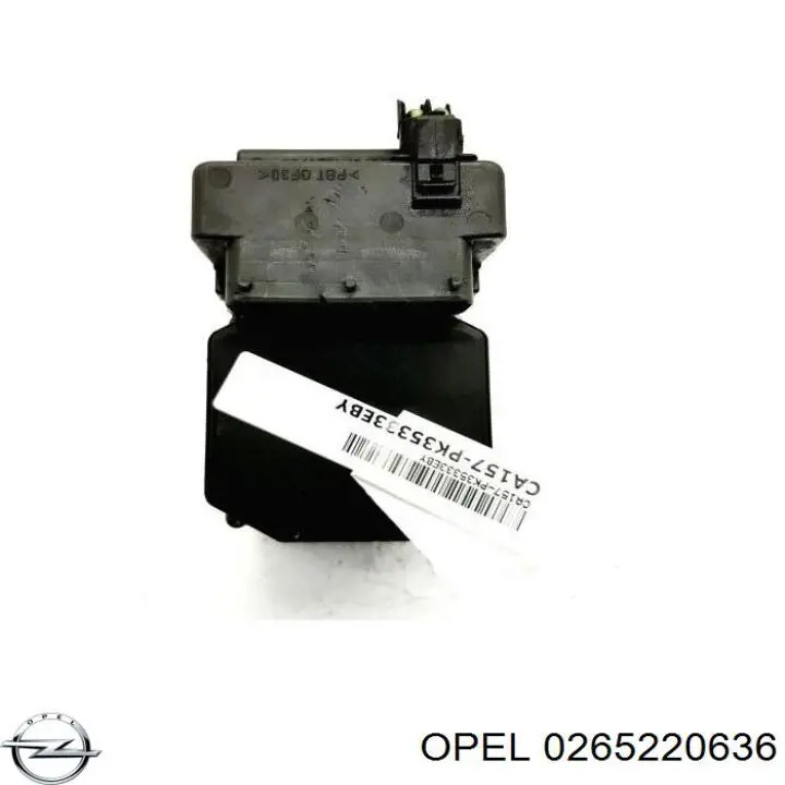 Módulo de direção (Centralina eletrônica) ABS Opel 0265220636 preço, a partir de 74,26 USD