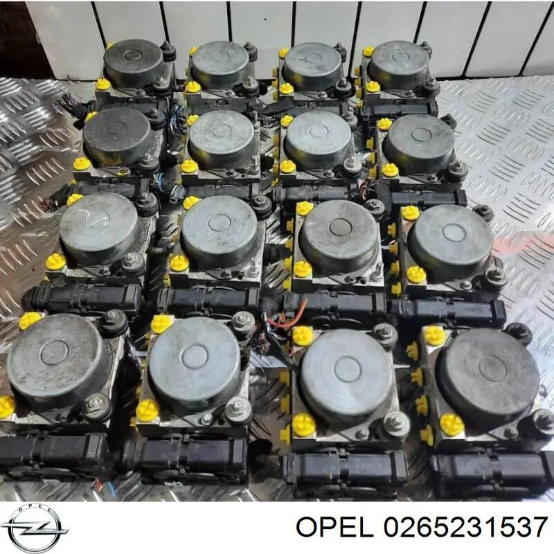 0265231537 Opel Unidade hidráulico de controlo ABS