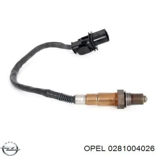 0281004026 Opel Sonda lambda, sensor de oxigênio até o catalisador