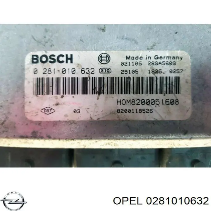 Compre 0281010632 Opel Módulo de direção (Centralina eletrônica) de motor