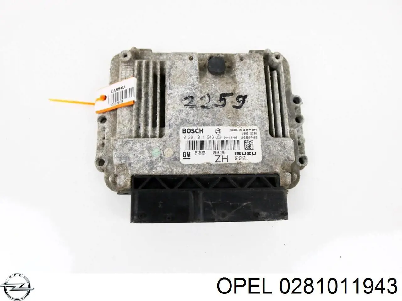 Compre 0281011943 Opel Módulo de direção (Centralina eletrônica) de motor
