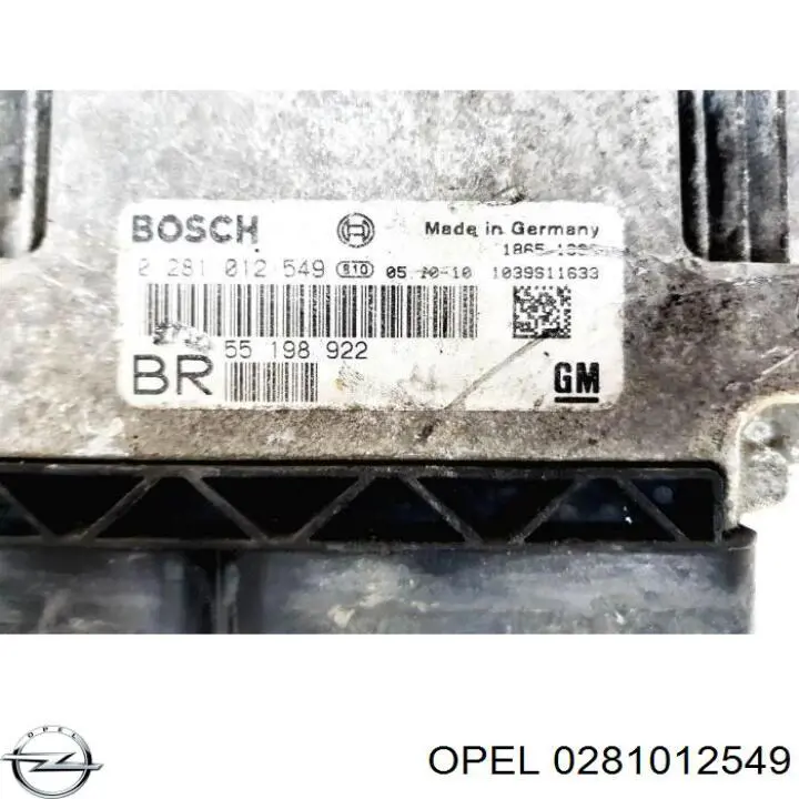 Módulo de direção (Centralina eletrônica) de motor 55198922 General Motors