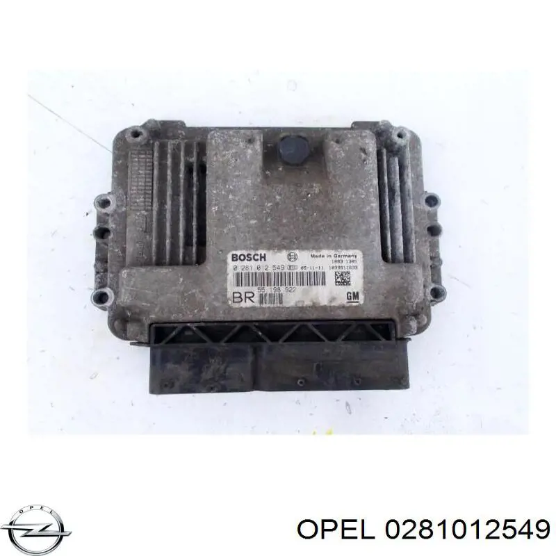 Módulo de direção (Centralina eletrônica) de motor 0281012549 General Motors