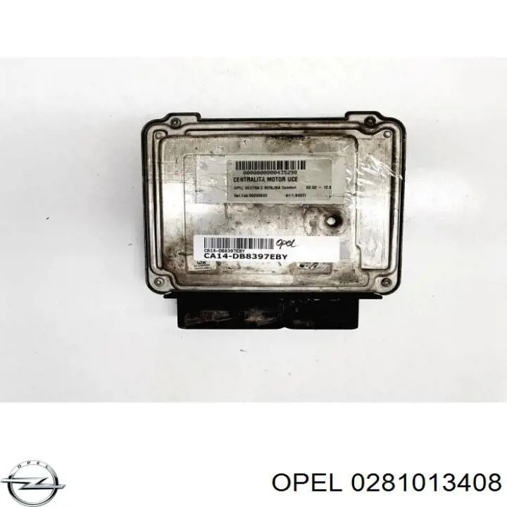 0281013408 Opel Módulo de direção (Centralina eletrônica) de motor