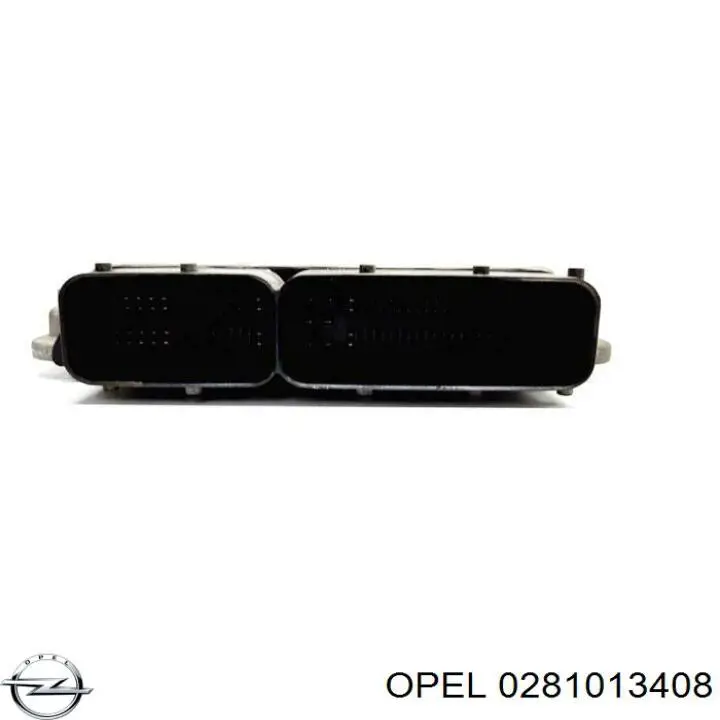 Módulo de direção (Centralina eletrônica) de motor 0281013408 Opel