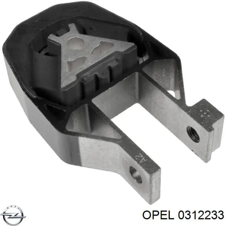 0312233 Opel Espaçador (anel de borracha) da mola dianteira inferior