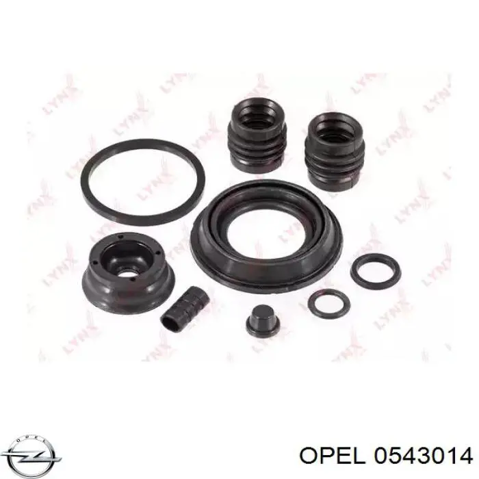 543014 Opel Kit de reparação de suporte do freio traseiro