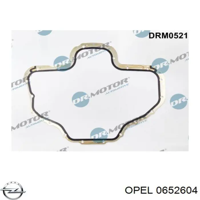 Compre 0652604 Opel Vedante inferior de panela de cárter do motor