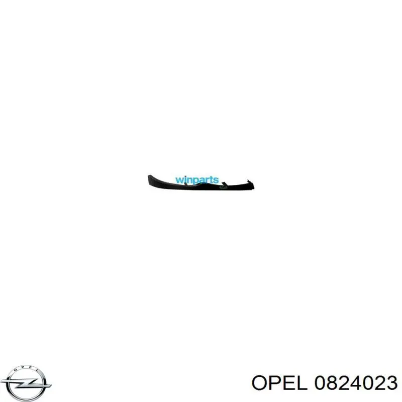 0824023 Opel Tubo de combustível, inverso desde os injetores