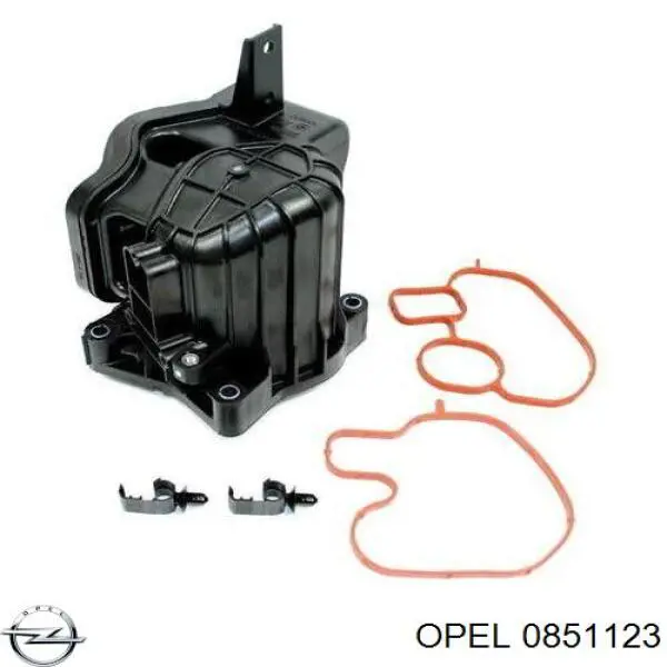 0851123 Opel Radiador do sistema EGR de recirculação dos gases de escape